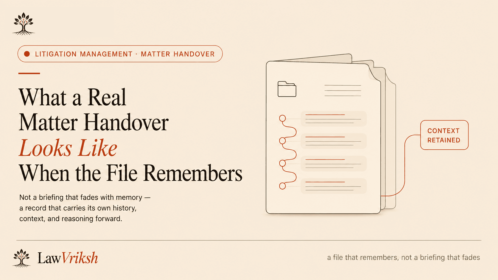 What a Real Matter Handover Looks Like When the File Remembers featured image