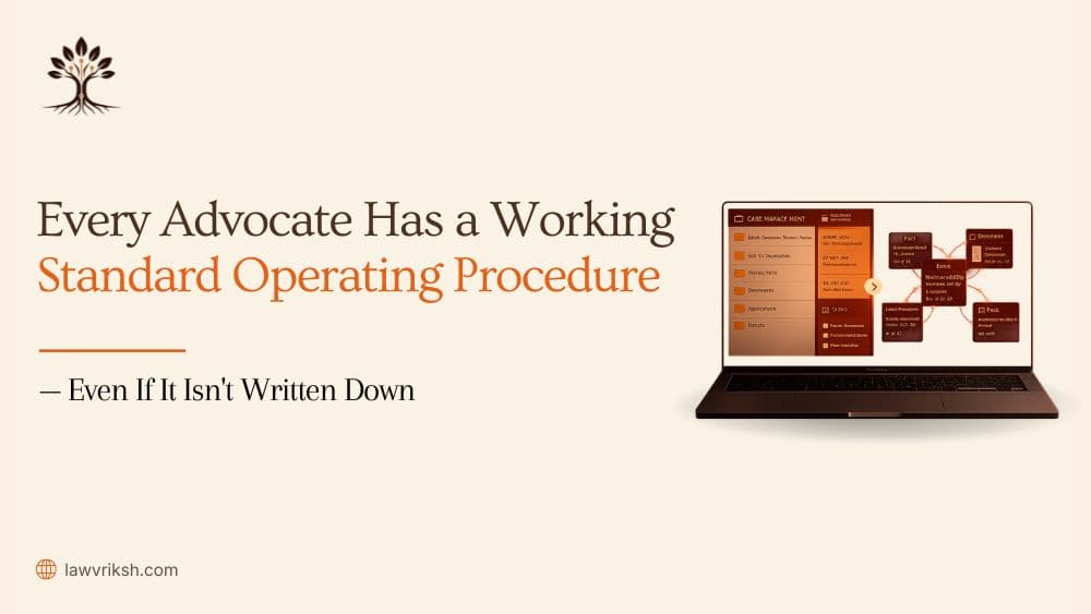 Every Advocate Has a Working Standard Operating Procedure — Even If It Isn't Written Down featured image