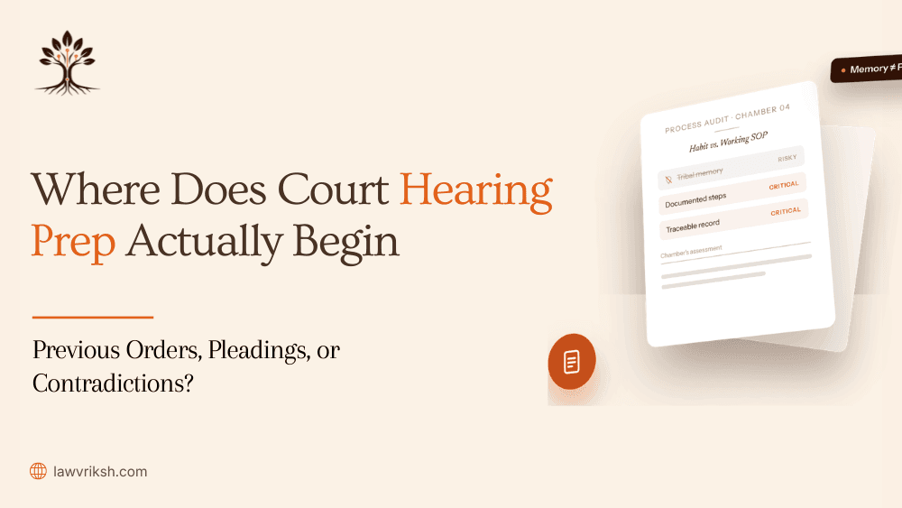 Where Does Court Hearing Prep Actually Begin: Previous Orders, Pleadings, or Contradictions? featured image